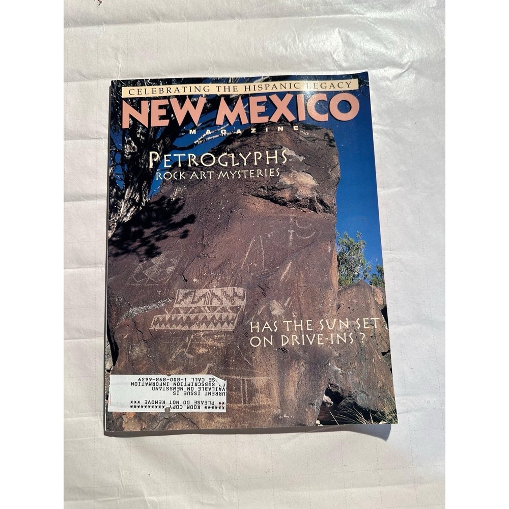 New Mexico Magazine April 1998 Petroglyphs Rock Art Craig Martin